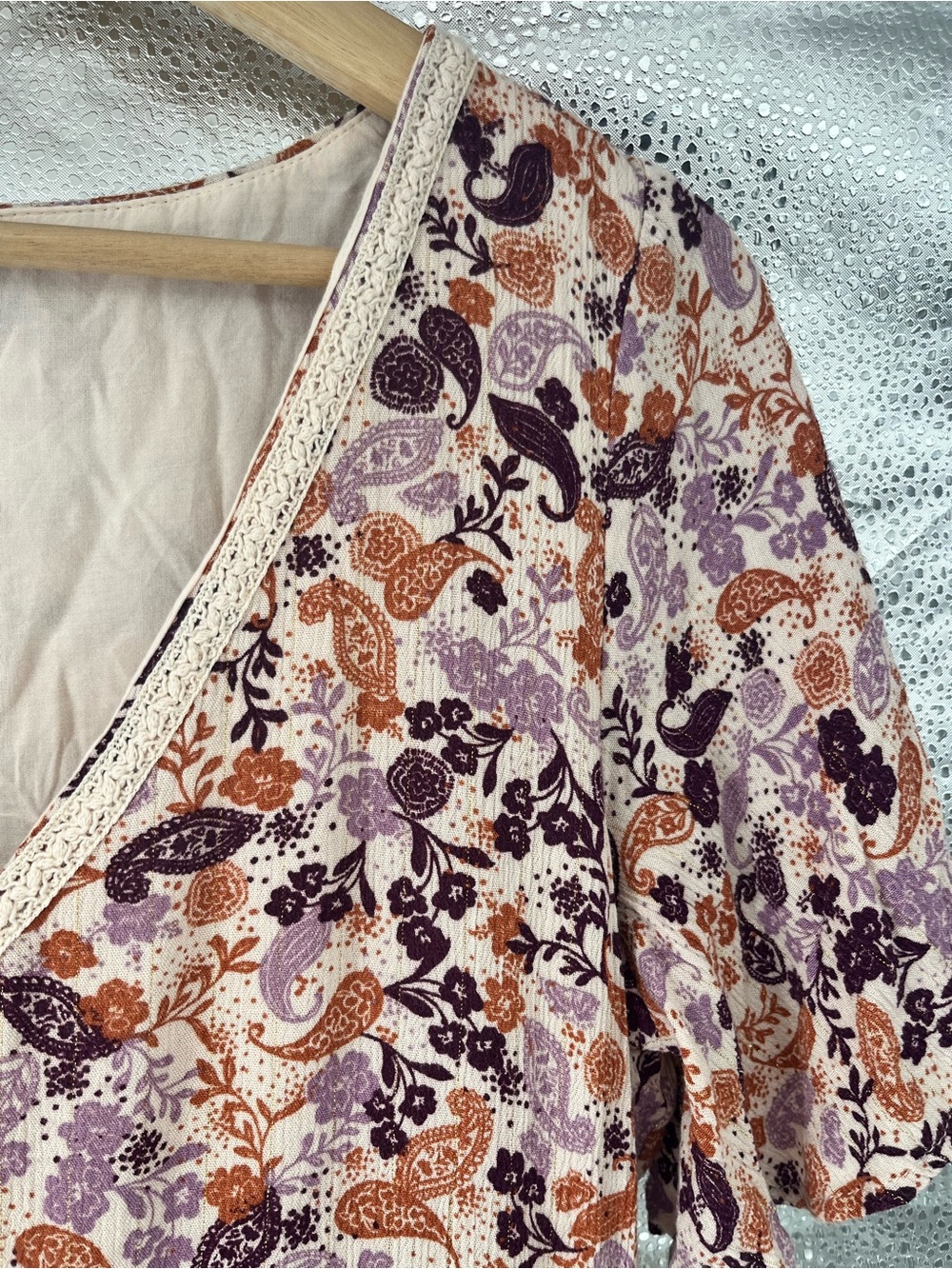Idyllwind Fueled by Miranda Lambert Floral Paisley Dress Size M Boho Preppy - Picture 4 of 13